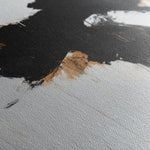 Abstract 1050 Canvas Art 16" x 16" / 40 x 40 cm / Black