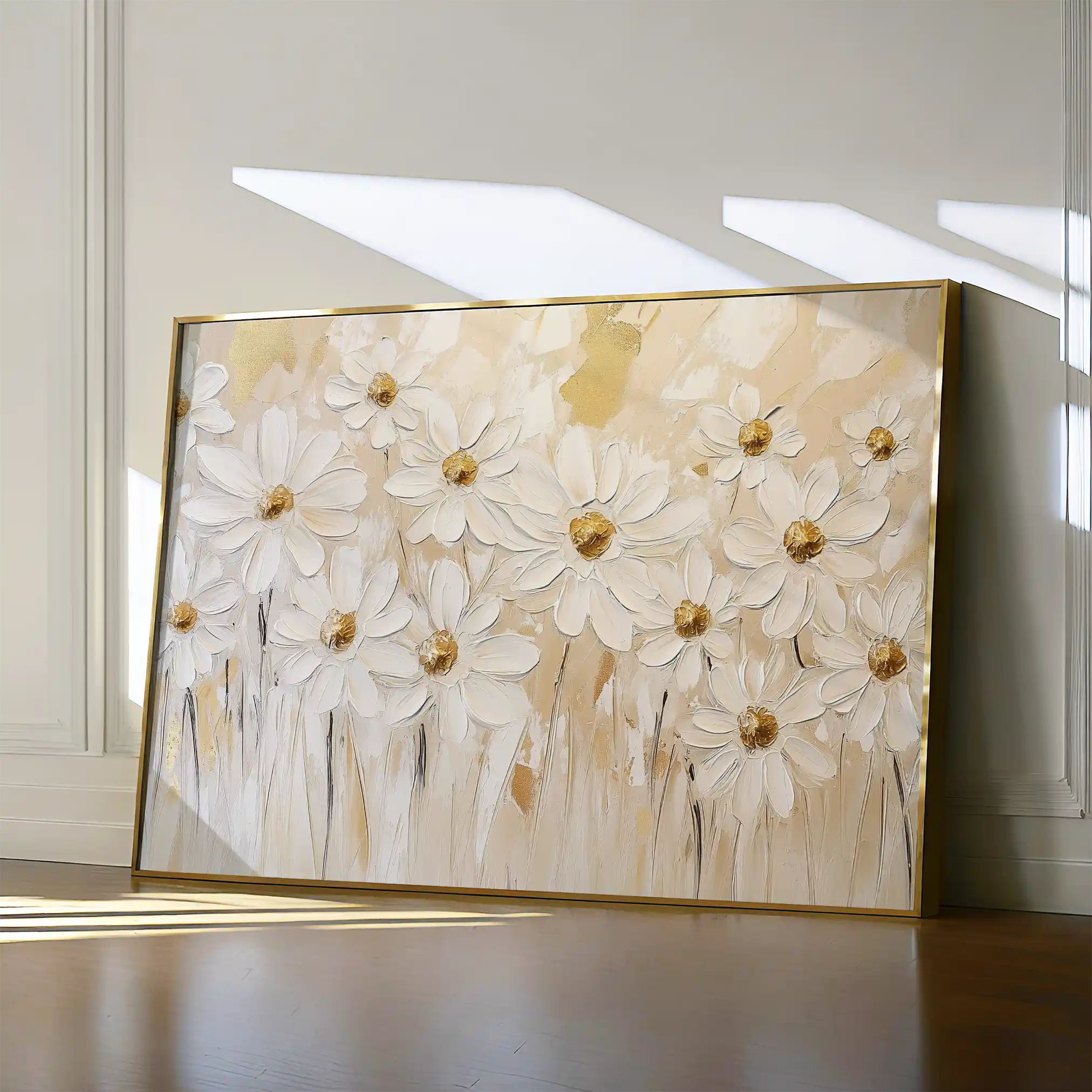 Floral 1050 Canvas Art 18" x 24" / 45 x 60 cm / Black