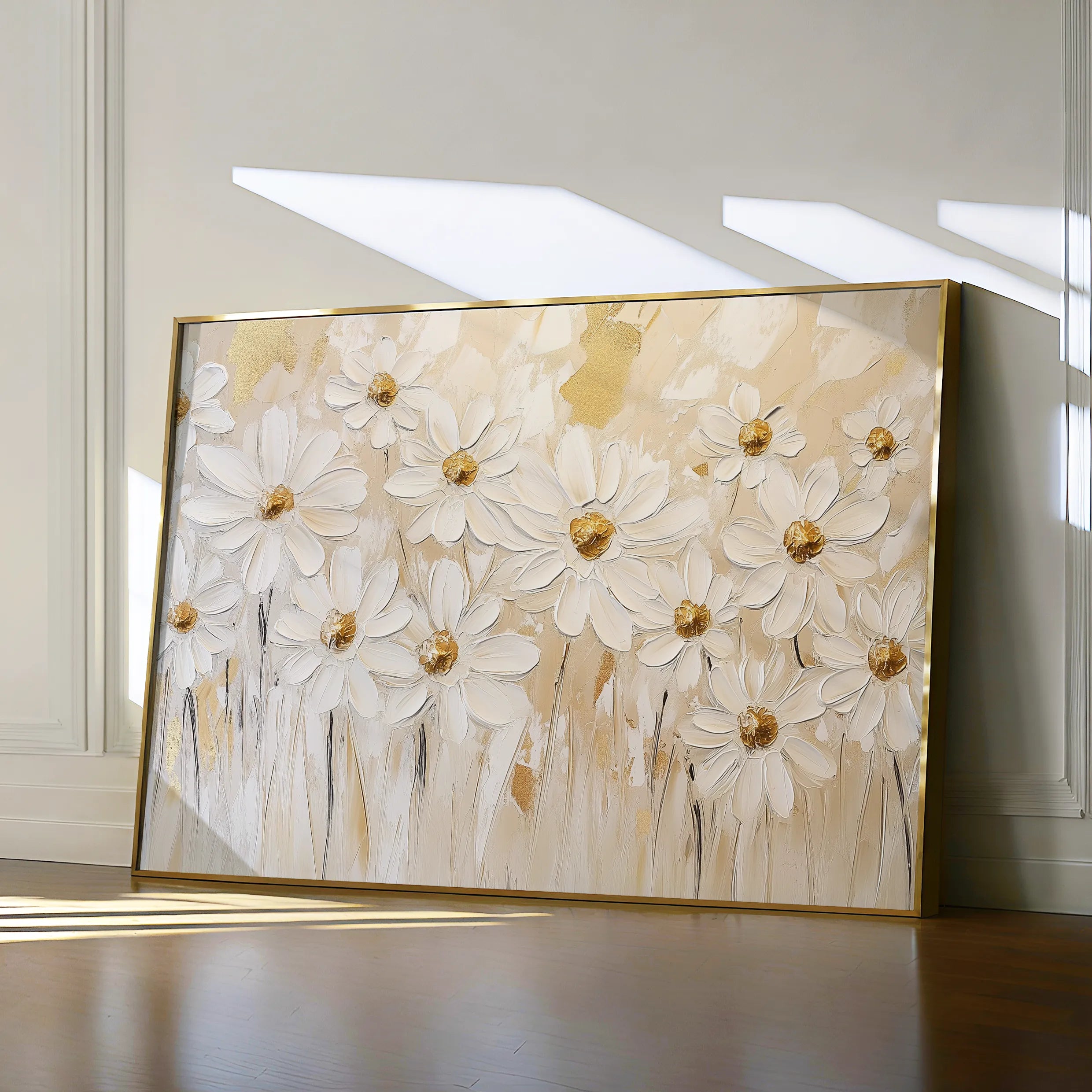 Floral 1050 Canvas Art 18" x 24" / 45 x 60 cm / Black