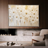 Floral 1050 Canvas Art 18" x 24" / 45 x 60 cm / Black