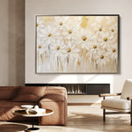 Floral 1050 Canvas Art 60 x 40 cm / Black