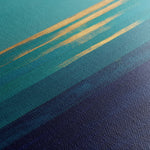 Abstract 1051 Canvas Art 16" x 16" / 40 x 40 cm / Black