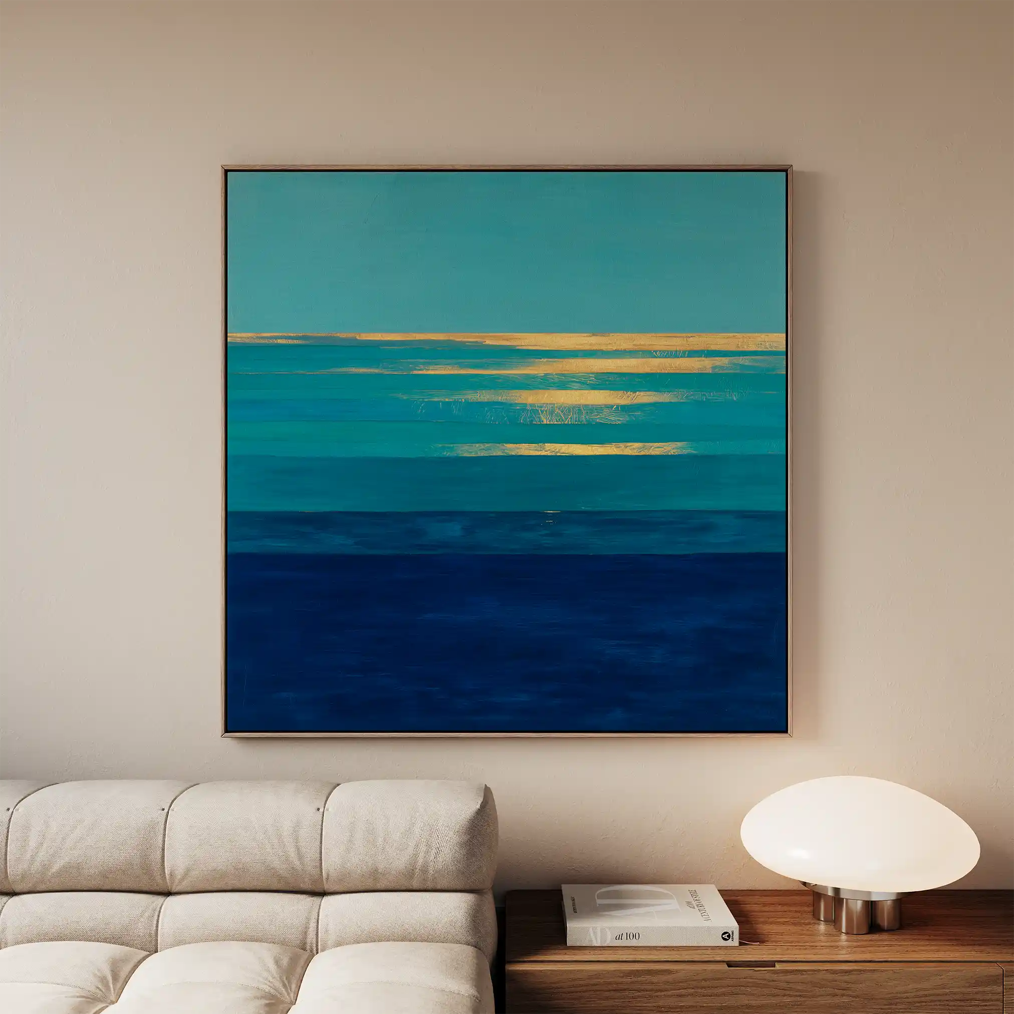 Abstract 1051 Canvas Art 60 x 60 cm / Black
