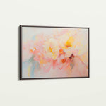Floral 1051 Canvas Art 18" x 24" / 45 x 60 cm / Black