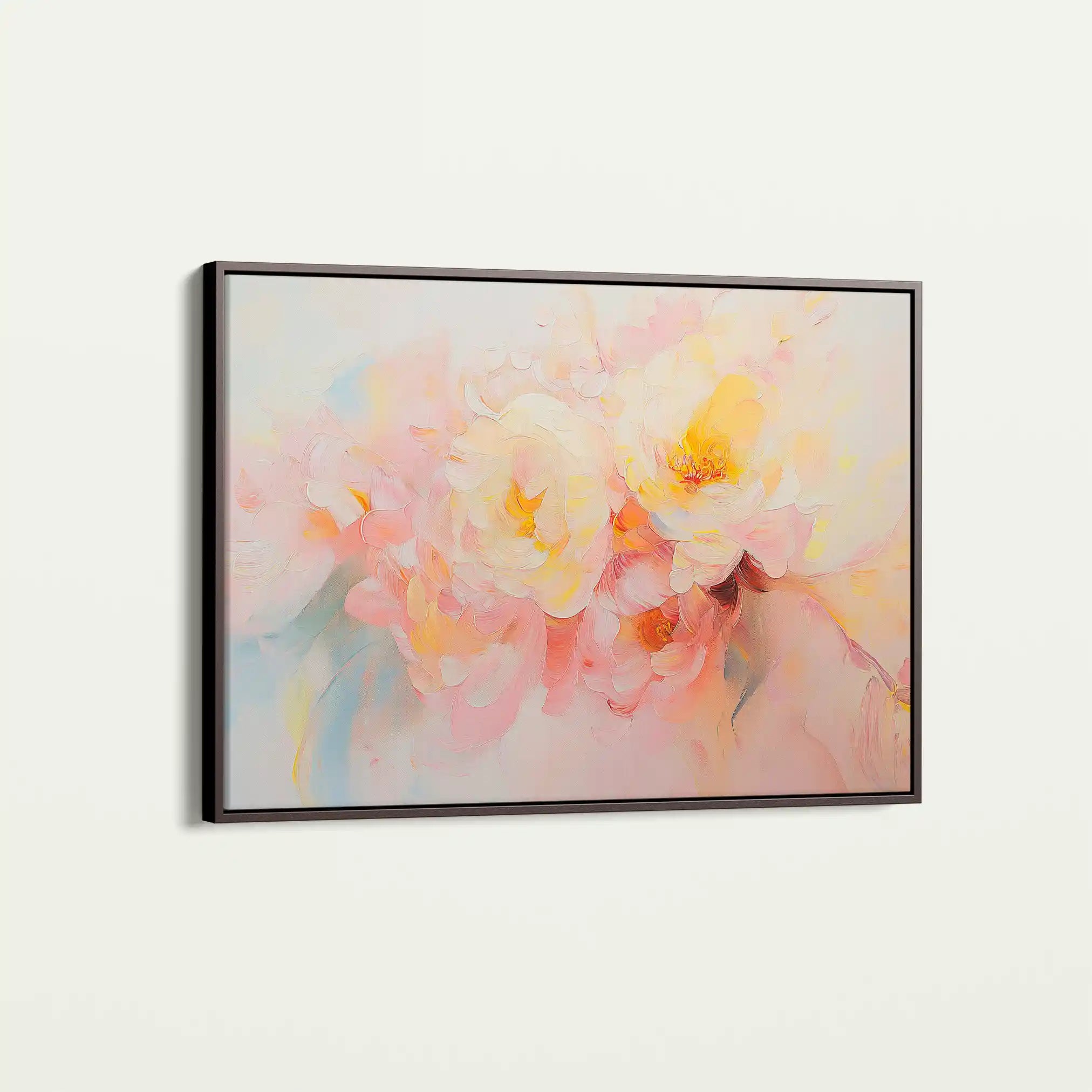 Floral 1051 Canvas Art 60 x 40 cm / Black