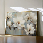 Floral 1052 Canvas Art 18" x 24" / 45 x 60 cm / Black