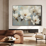 Floral 1052 Canvas Art 18" x 24" / 45 x 60 cm / Black