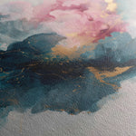 Abstract 1053 Canvas Art 16" x 16" / 40 x 40 cm / Black