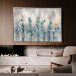 Floral 1054 Canvas Art 18" x 24" / 45 x 60 cm / Black