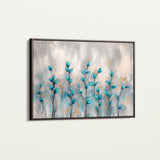 Floral 1054 Canvas Art 18" x 24" / 45 x 60 cm / Black