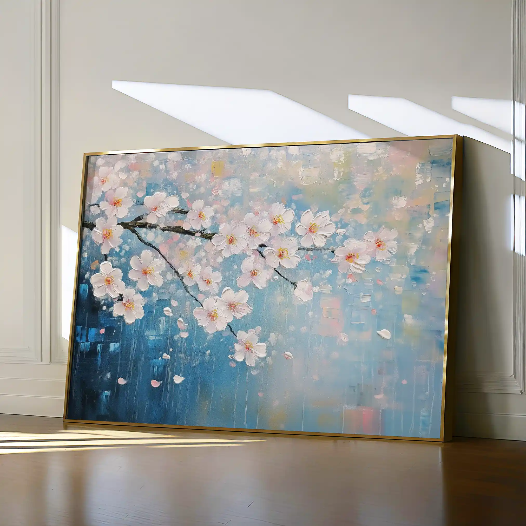 Floral 1055 Canvas Art 60 x 40 cm / Black