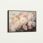 Floral 1058 Canvas Art 18" x 24" / 45 x 60 cm / Black