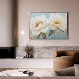 Floral 1059 Canvas Art 18" x 24" / 45 x 60 cm / Black
