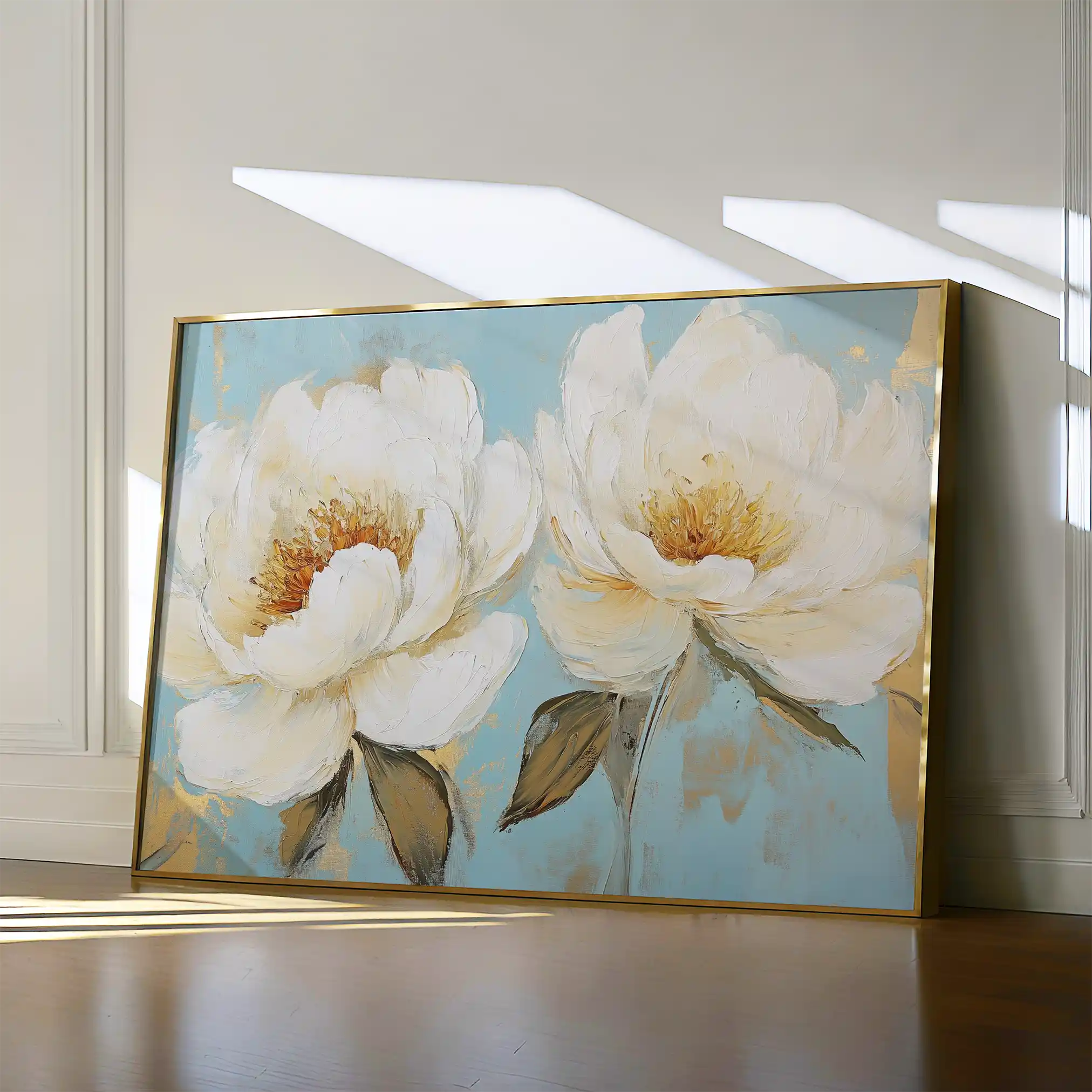 Floral 1059 Canvas Art 60 x 40 cm / Black