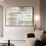 Abstract 106 Canvas Art 18" x 24" / 45 x 60 cm / Black