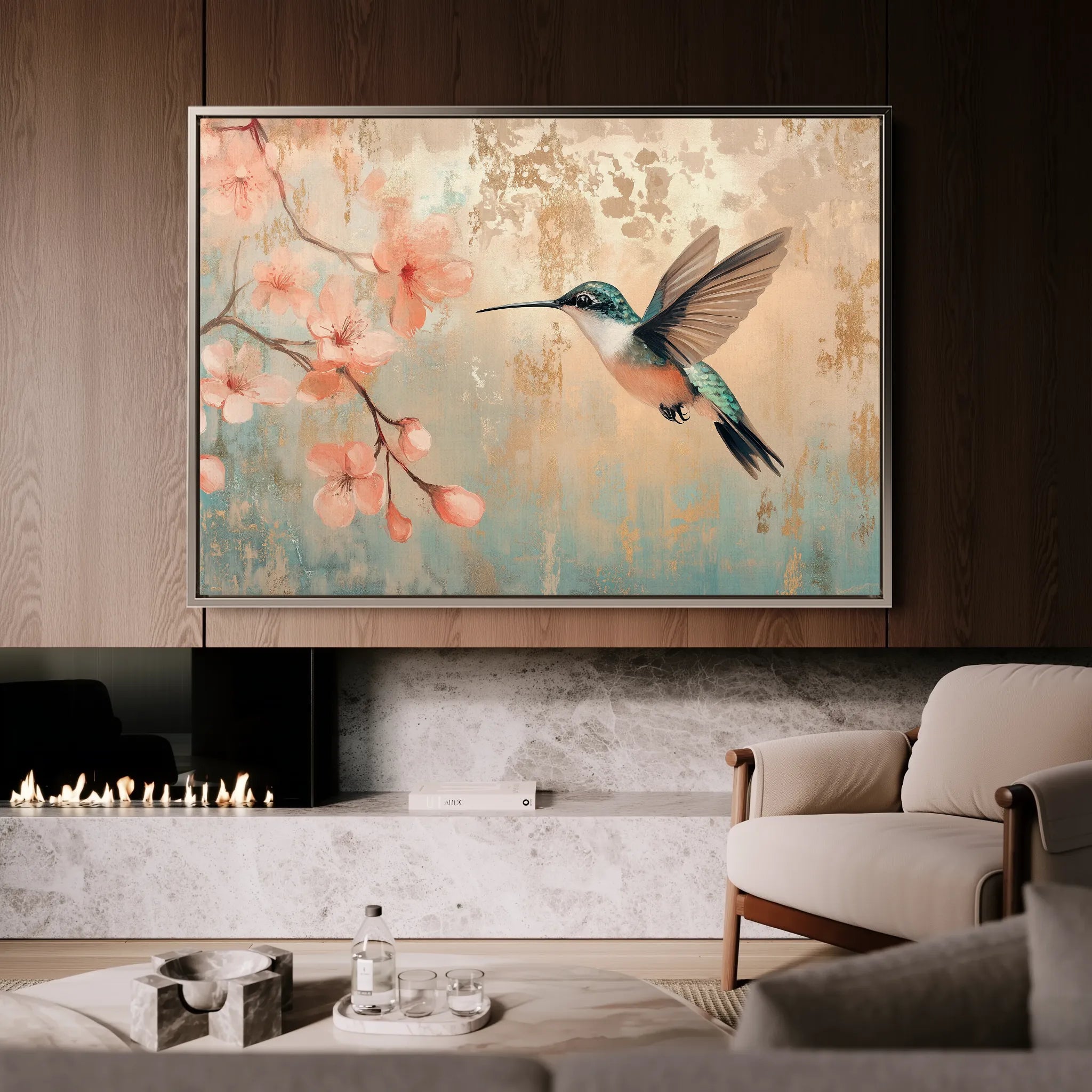 Animals 106 Canvas Art 18" x 24" / 45 x 60 cm / Black