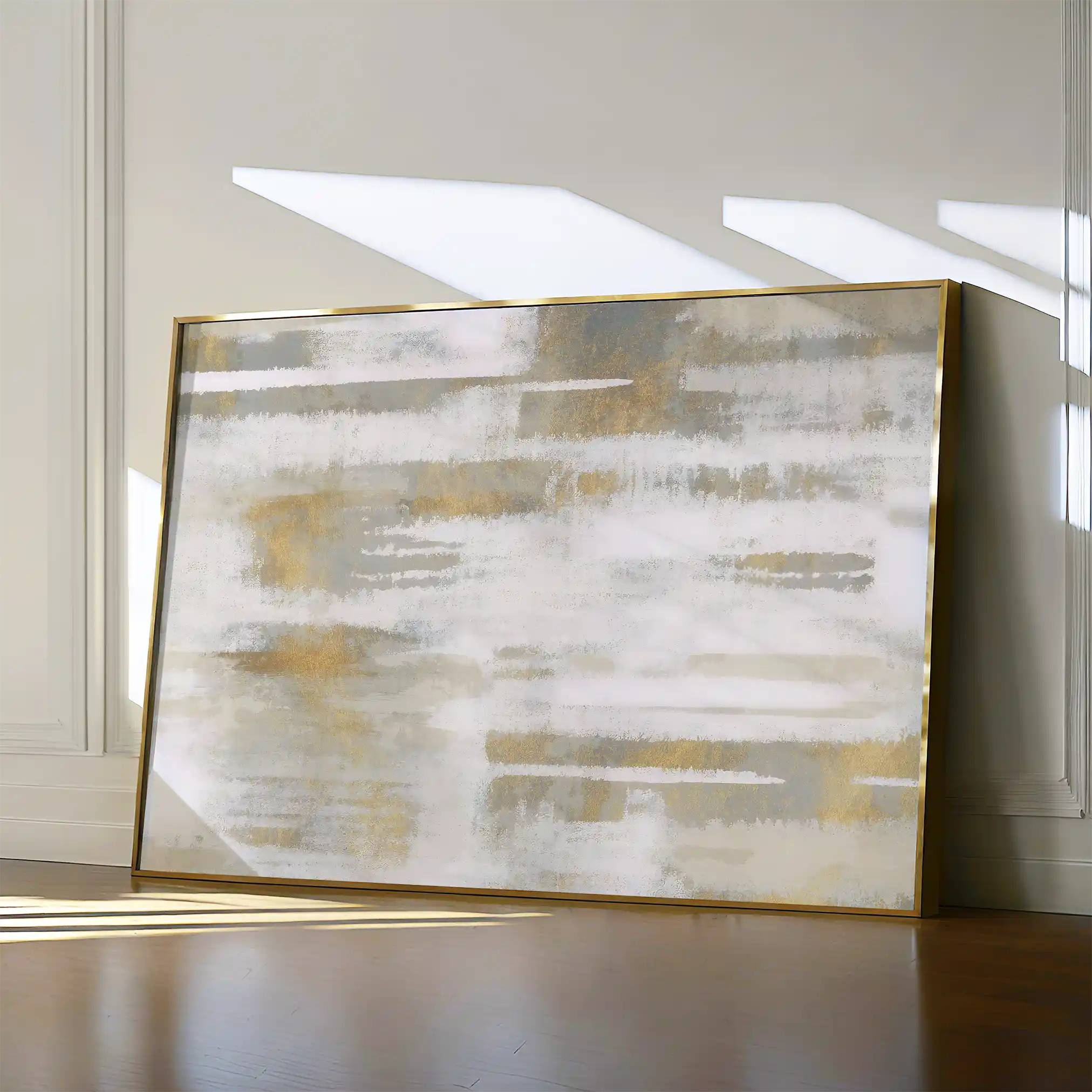 Abstract 106 Canvas Art 60 x 40 cm / Black