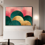 Boho 106 Canvas Art 18" x 24" / 45 x 60 cm / Black