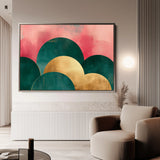 Boho 106 Canvas Art 18" x 24" / 45 x 60 cm / Black