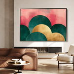 Boho 106 Canvas Art 18" x 24" / 45 x 60 cm / Black