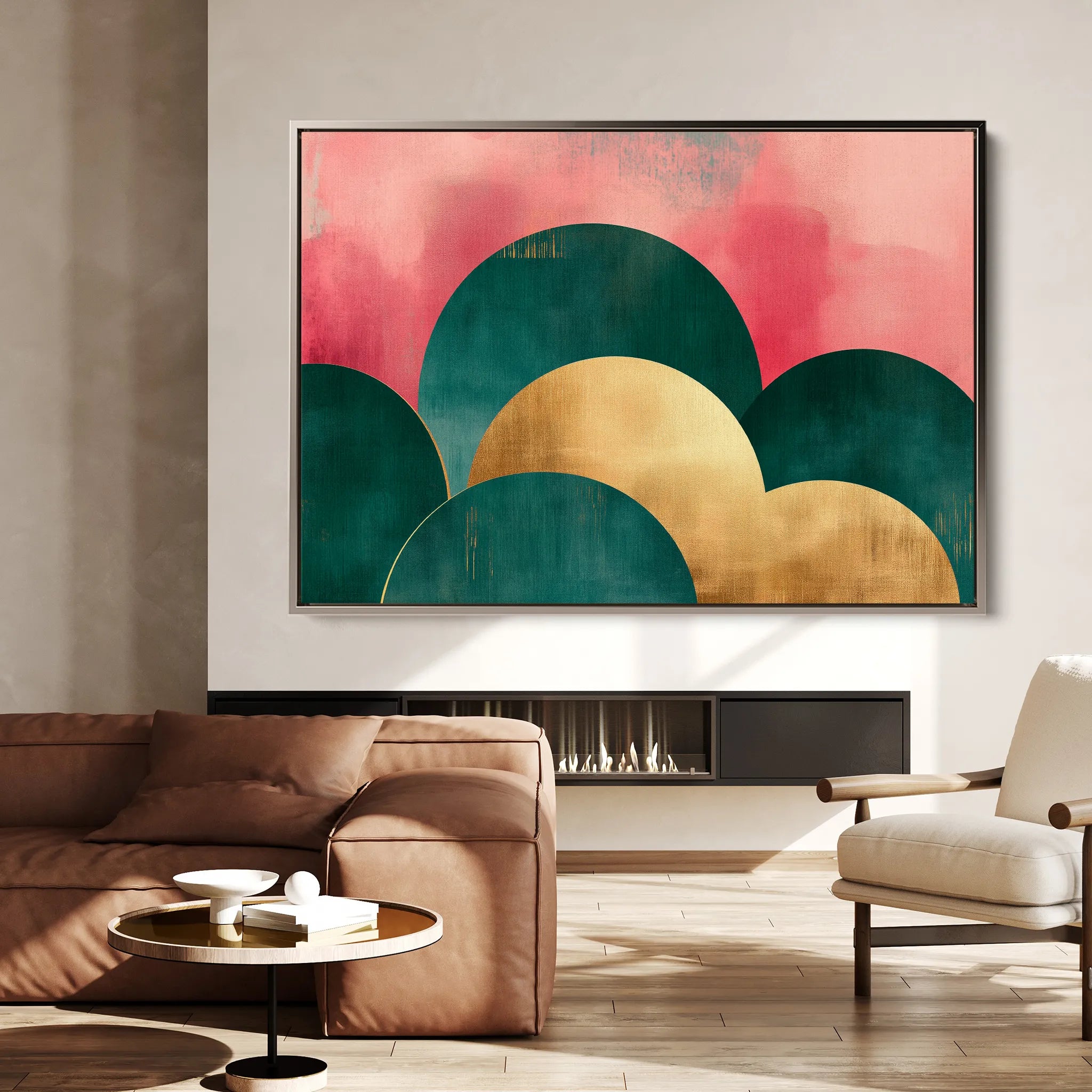 Boho 106 Canvas Art 18" x 24" / 45 x 60 cm / Black