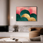 Boho 106 Canvas Art 18" x 24" / 45 x 60 cm / Black