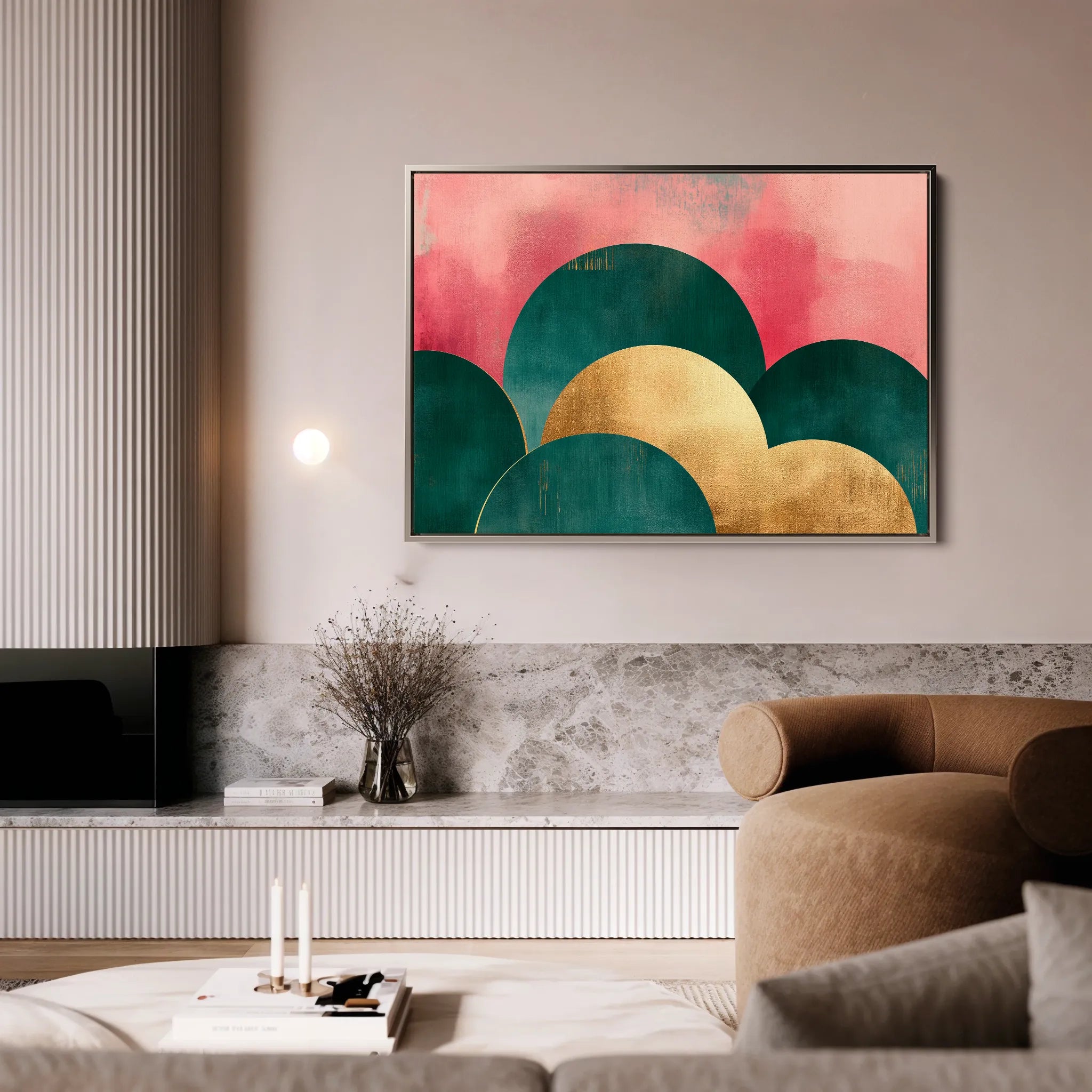 Boho 106 Canvas Art 18" x 24" / 45 x 60 cm / Black