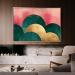 Boho 106 Canvas Art 60 x 40 cm / Black