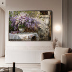 Floral 106 Canvas Art 18" x 24" / 45 x 60 cm / Black