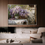 Floral 106 Canvas Art 18" x 24" / 45 x 60 cm / Black
