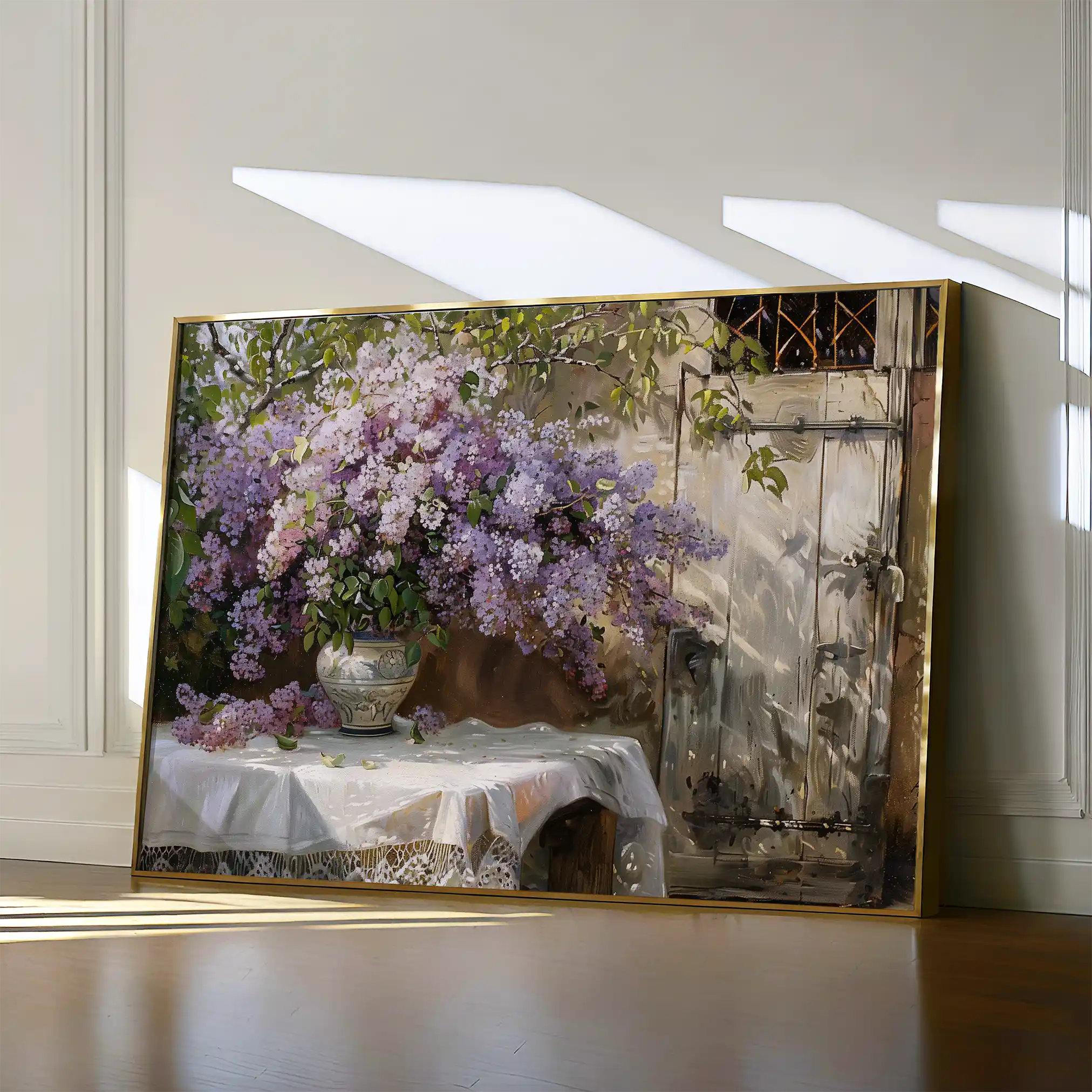 Floral 106 Canvas Art 60 x 40 cm / Black