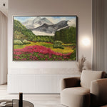 Landscape 106 Canvas Art 18" x 24" / 45 x 60 cm / Black