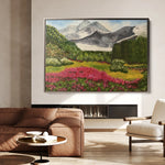 Landscape 106 Canvas Art 18" x 24" / 45 x 60 cm / Black
