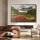 Landscape 106 Canvas Art 18" x 24" / 45 x 60 cm / Black
