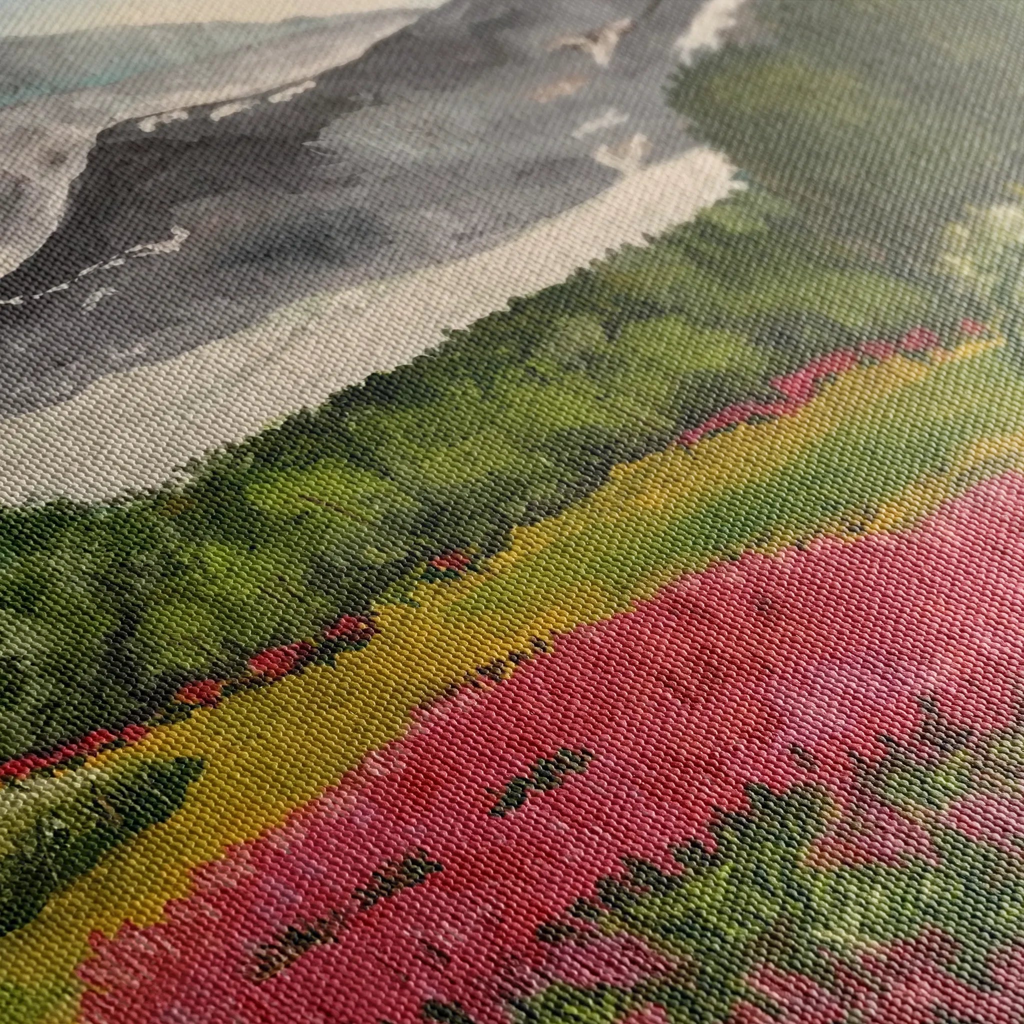 Landscape 106 Canvas Art 18" x 24" / 45 x 60 cm / Black