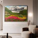 Landscape 106 Canvas Art 60 x 40 cm / Black