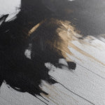 Abstract 1060 Canvas Art 60 x 60 cm / Black