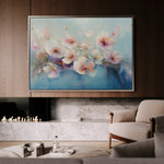 Floral 1060 Canvas Art 18" x 24" / 45 x 60 cm / Black