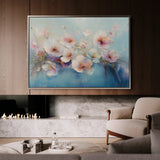 Floral 1060 Canvas Art 18" x 24" / 45 x 60 cm / Black