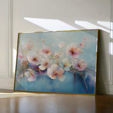 Floral 1060 Canvas Art 18" x 24" / 45 x 60 cm / Black