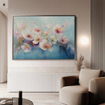 Floral 1060 Canvas Art 18" x 24" / 45 x 60 cm / Black