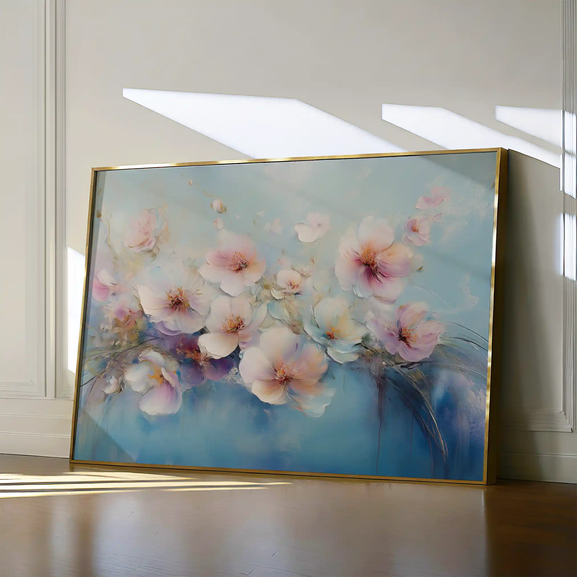 Floral 1060 Canvas Art 60 x 40 cm / Black