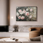 Floral 1061 Canvas Art 18" x 24" / 45 x 60 cm / Black