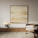 Abstract 1062 Canvas Art 16" x 16" / 40 x 40 cm / Black