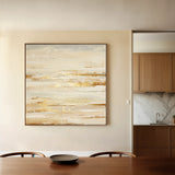 Abstract 1062 Canvas Art 16" x 16" / 40 x 40 cm / Black