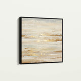 Abstract 1062 Canvas Art 16" x 16" / 40 x 40 cm / Black