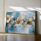 Floral 1062 Canvas Art 18" x 24" / 45 x 60 cm / Black