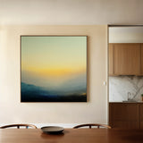 Abstract 1063 Canvas Art 16" x 16" / 40 x 40 cm / Black