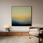 Abstract 1063 Canvas Art 60 x 60 cm / Black