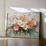 Floral 1063 Canvas Art 18" x 24" / 45 x 60 cm / Black